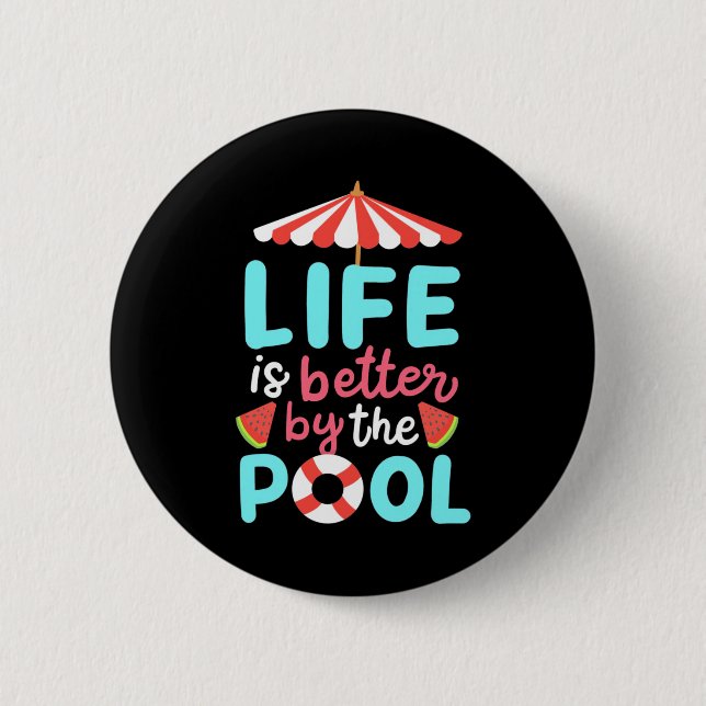 Life Swimmer är bättre i Bassäng Knapp (Framsida)