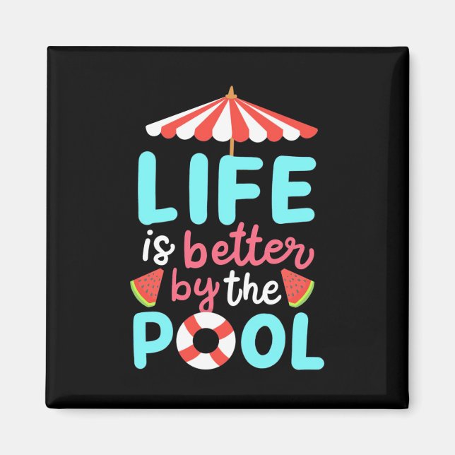 Life Swimmer är bättre i Bassäng Magnet (Framsidan)