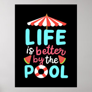 Life Swimmer är bättre i Bassäng Poster