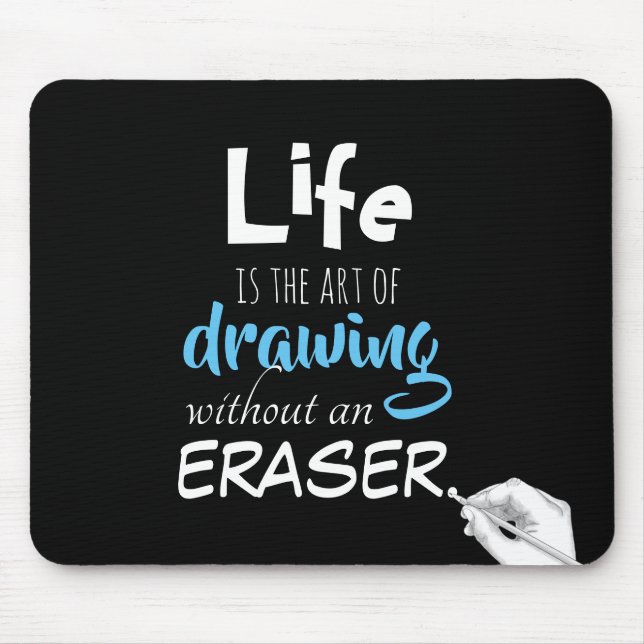 Life Teckning Mousepad Musmatta (Framsidan)