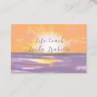 Life tränare, Reiki, rådgivare, Affärskort Visitkort