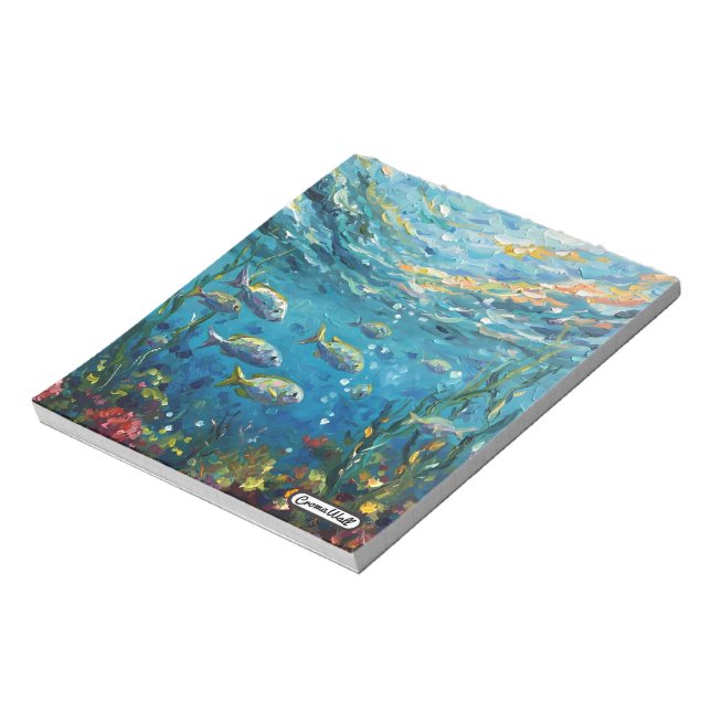 Life Under The Sea Anteckningsblock (Roterad)