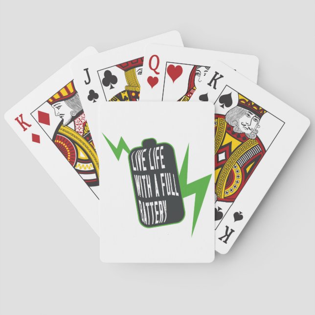 Life with a Full Battery Casinokort (Baksidan)