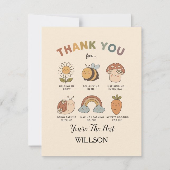  life with this Printable Teacher Appreciation  Julkort (Framsida)