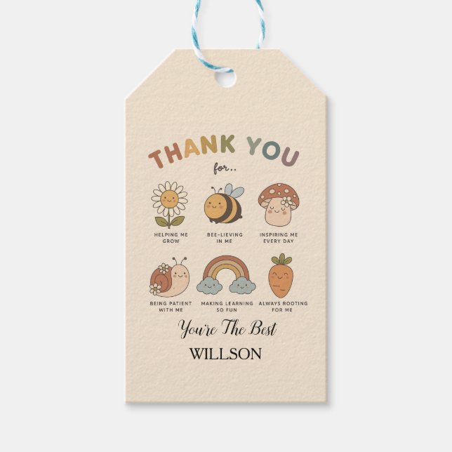  life with this Printable Teacher Appreciation  Presentetikett (Framsidan)