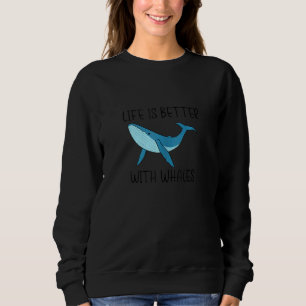 Life with Whales Natature Ocean Wilderness Tanktop T Shirt