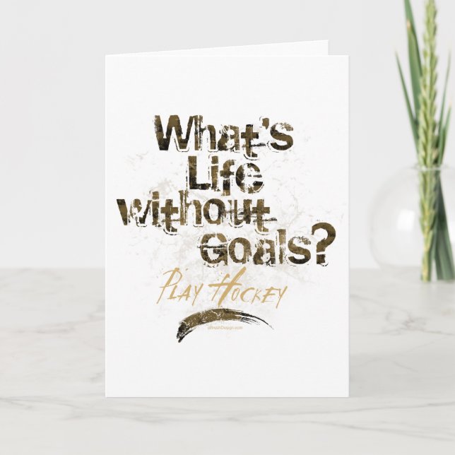 Life without Goals (Hockey) Kort (Framsida)