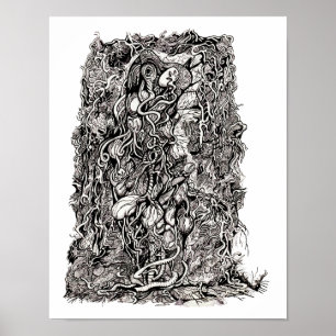 Life without Skin, av Brian Benson Poster