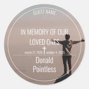 Life-works 002 Classic round-dekal Runt Klistermärke