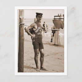 Lifeguard Brighton Beach 1905 Vykort