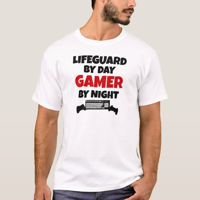 Lifeguard Gamer T-shirt (Framsida)