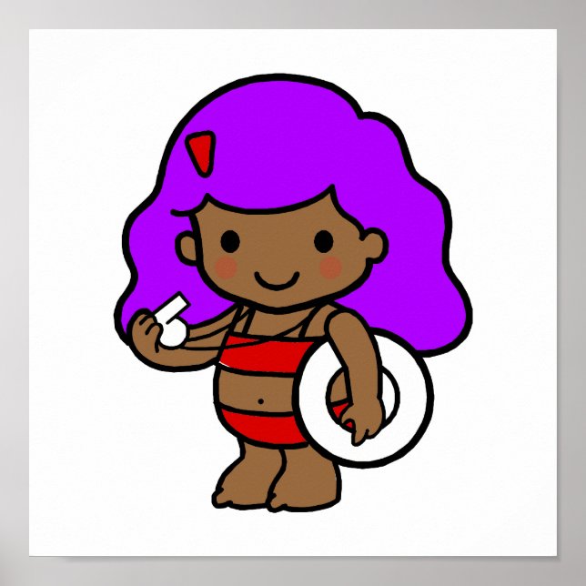 Lifeguard Girl 1 Poster (Framsidan)