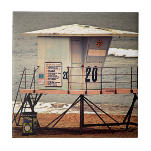 Lifeguard House Huntington Beach Kakelplatta