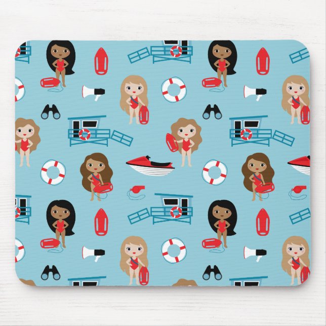 Lifeguard Mouse Pad Musmatta (Framsidan)