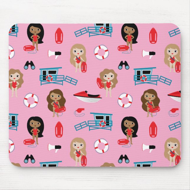 Lifeguard Mouse Pad Musmatta (Framsidan)