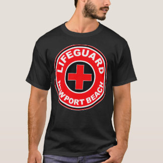 Lifeguard Newport Beach California Simma Swimming T Shirt