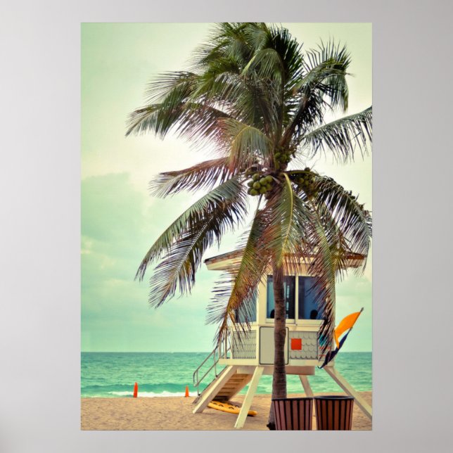Lifeguard Station |Florida Poster (Framsidan)