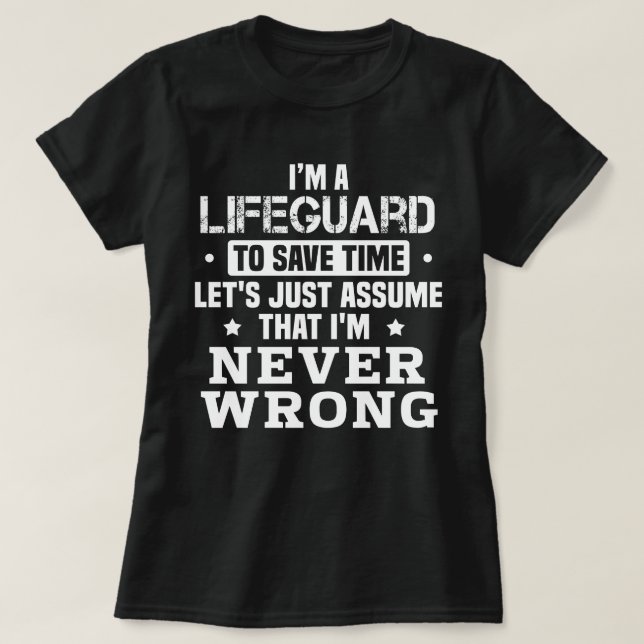 Lifeguard T Shirt (Design framsida)