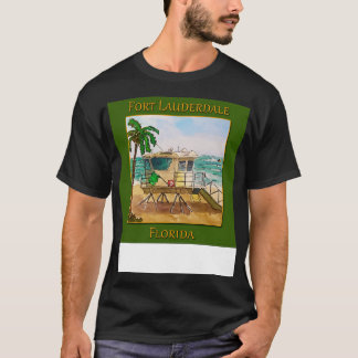 Lifeguard torn i Fort Lauderdale Florida TShirt T Shirt