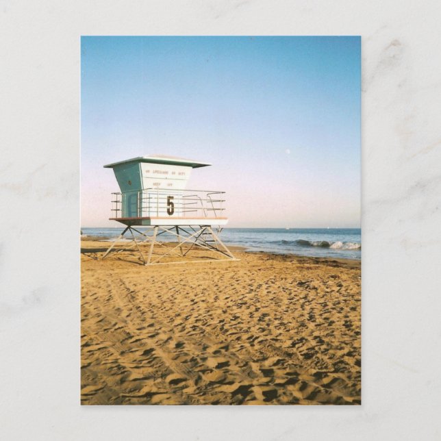 Lifeguard Torn i Santa Cruz Vykort (Framsida)