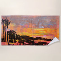 Lifeguard torn vid gryningen Dana-punkten