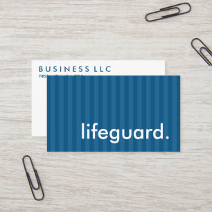 lifeguard. visitkort
