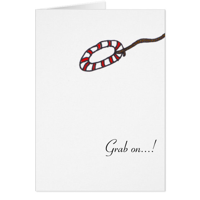 Liferaft Hälsningskort (Framsidan)