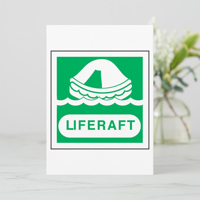 Liferaft Sign Invitations Inbjudningar (Skapare uppladdad)