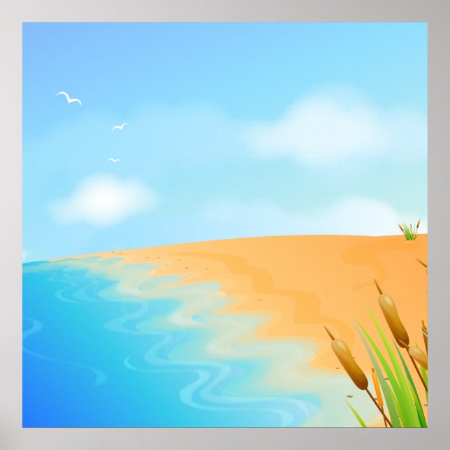 Lifes a Beach Poster (Framsidan)