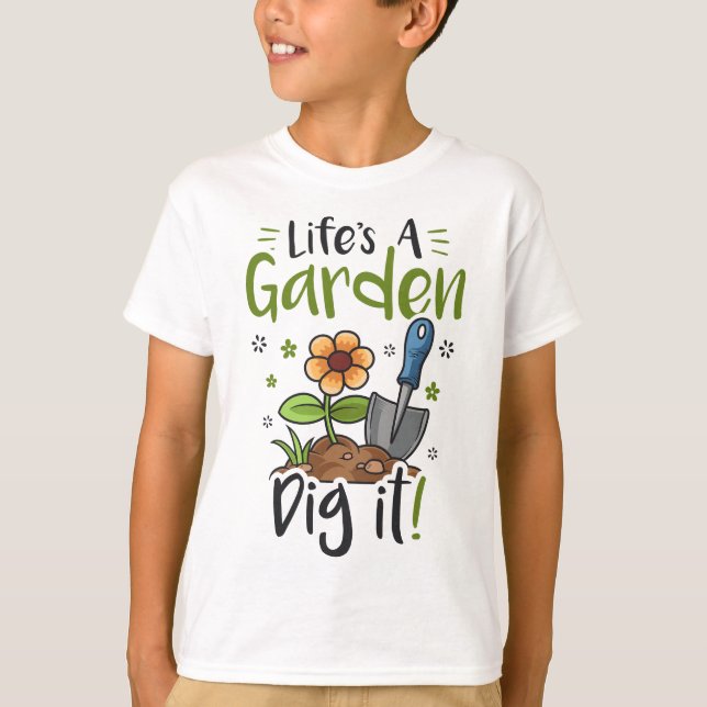 Life's A Garden Gräver det  för Women Light T Shirt (Framsida)