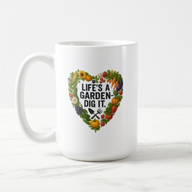 Life's A Garden Kaffemugg (Vänster)