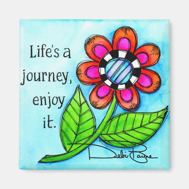 Life's A Journey Magnet (Framsidan)