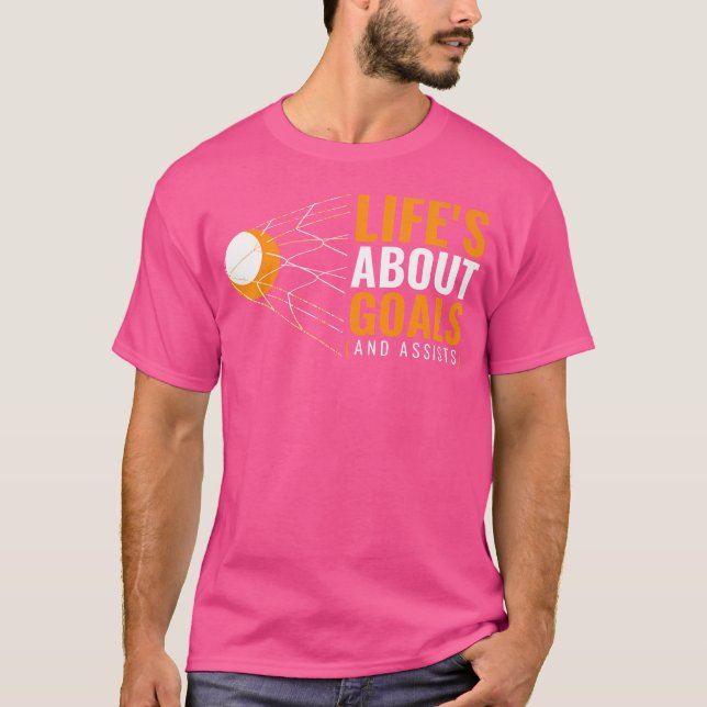 Lifes about Goals Vatten Polo-utrustningar W T Shirt (Framsida)