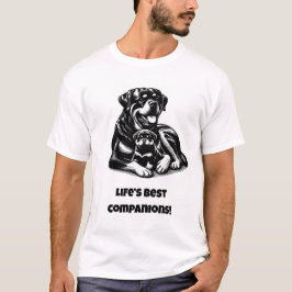 Lifes bästa assistenter - Rolig hund T Shirt