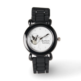 Life's Better Boston Terrier Watch Armbandsur
