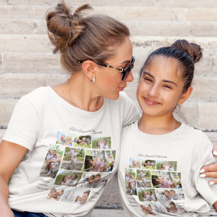 Lifes Bevackra Moments 11 Photo Collage Black T Shirt