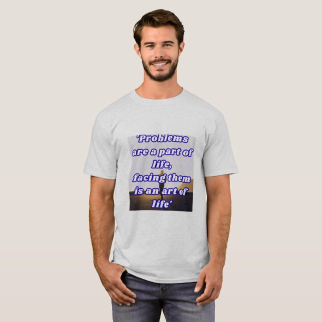 Life's Challenges Shirt T Shirt (Hel framsida)
