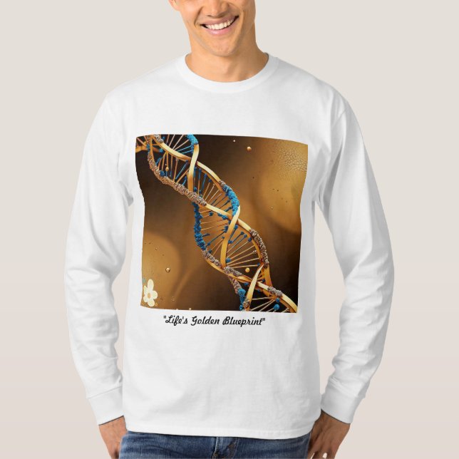 "Life's Golden Blueprint" T Shirt (Framsida)