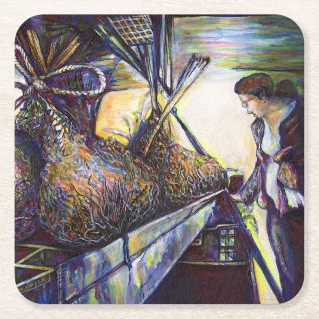 Life's Hurling Destiny Underlägg Papper Kvadrat (Framsidan)