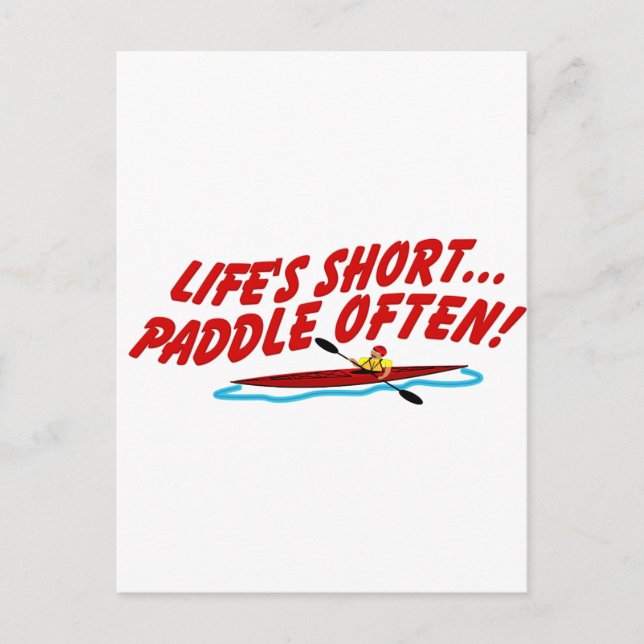 Lifes Kort Paddle ofta (Framsida)