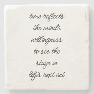 Life's Next Act Marble Stone Underlägg