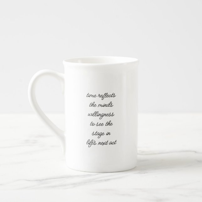 Life's Next Act Specialty Mugg Benporslin Mugg (Vänster)