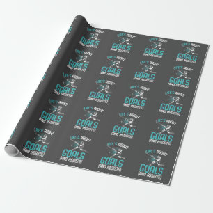 Life's Om mål Hockey Player Ice Hockey Youth Presentpapper