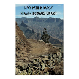 Life's path. Poster Perfect Poster