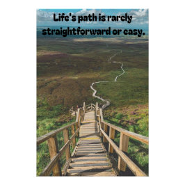 Life's path. Poster Perfect Poster