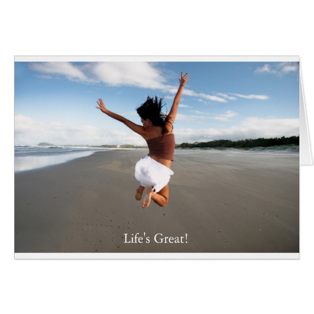 Lifes Underbar Hälsningskort (Framsidan Horizontal)