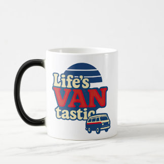 Life's VANtastic Red Cream Blue Edition Magisk Mugg