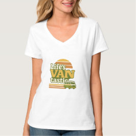 Life's VANtastic Retro 70s Van Graphic T Shirt