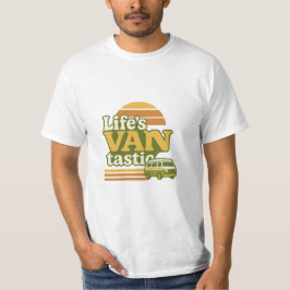 Life's VANtastic Retro 70s Van Graphic T Shirt