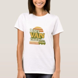 Life's VANtastic Retro 70s Van Graphic T Shirt